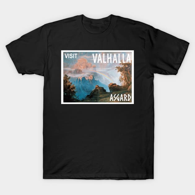 Visit Valhalla Asgard T-Shirt by goatboyjr